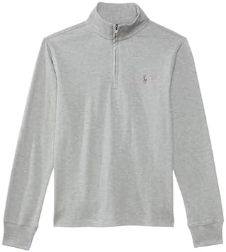 POLO RALPH LAUREN Boys' Cotton Interlock Quarter-Zip Pullover (Big